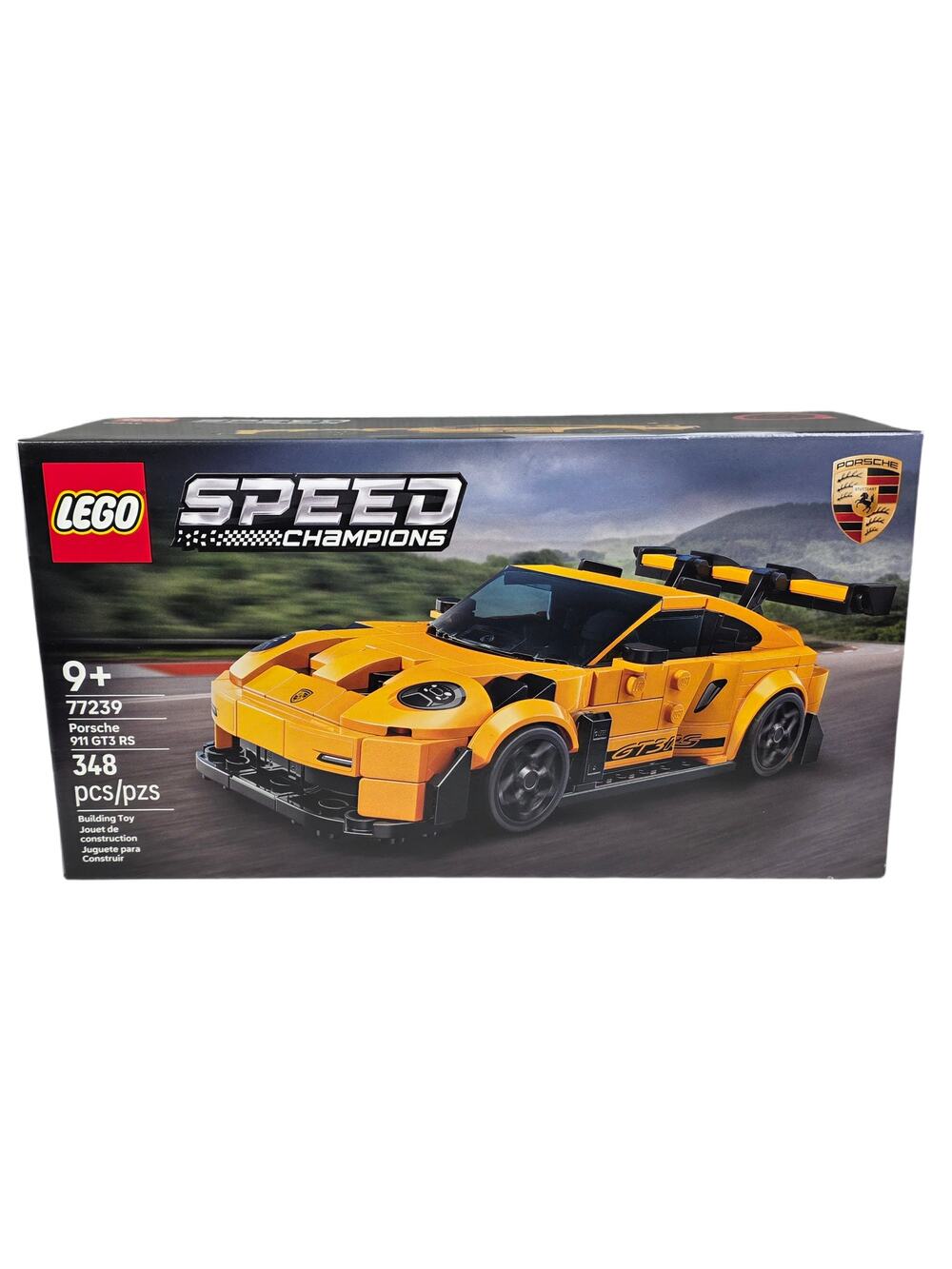 LEGO SPEED CHAMPIONS PORSCHE 911 GT3 RS – SET 77239 – 348 PCS – NIB